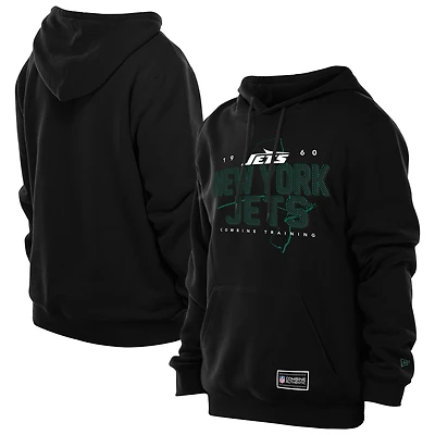 Men's New Era Black New York Jets Combine Authentic Local State Hoodie