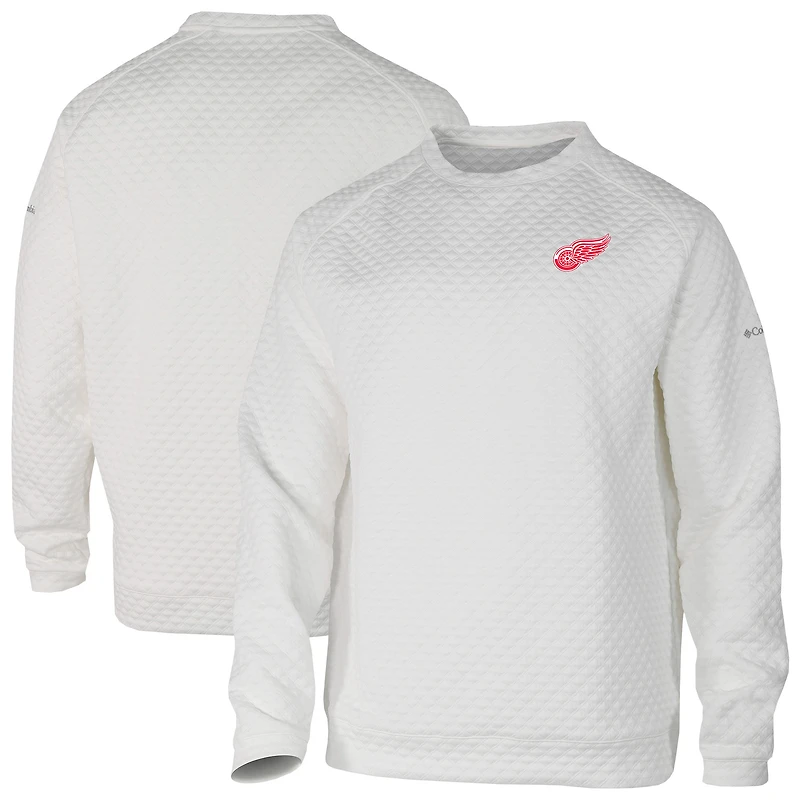 Men's Columbia  White Detroit Red Wings The Finder Sweatshirt