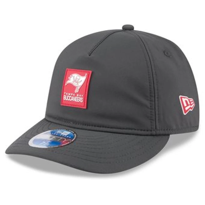 Men's New Era Charcoal Tampa Bay Buccaneers 2025 Sideline Cold Weather Retro Crown 59FIFTY Fitted Hat