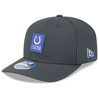 Men's New Era Charcoal Indianapolis Colts 2025 Sideline Cold Weather 9SEVENTY Adjustable Hat