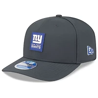 Men's New Era Charcoal New York Giants 2025 Sideline Cold Weather 9SEVENTY Adjustable Hat
