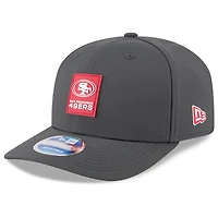 Men's New Era Charcoal San Francisco 49ers 2025 Sideline Cold Weather 9SEVENTY Adjustable Hat