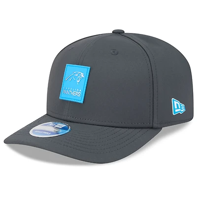 Men's New Era Charcoal Carolina Panthers 2025 Sideline Cold Weather 9SEVENTY Adjustable Hat