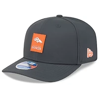 Men's New Era Charcoal Denver Broncos 2025 Sideline Cold Weather 9SEVENTY Adjustable Hat