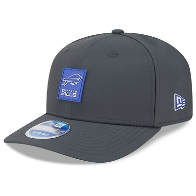 Men's New Era Charcoal Buffalo Bills 2025 Sideline Cold Weather 9SEVENTY Adjustable Hat