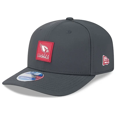 Men's New Era Charcoal Arizona Cardinals 2025 Sideline Cold Weather 9SEVENTY Adjustable Hat
