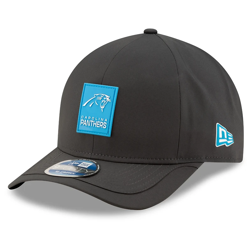Men's New Era Charcoal Carolina Panthers 2025 Sideline Cold Weather 9FORTY M-Crown Adjustable Hat
