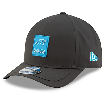 Men's New Era Charcoal Carolina Panthers 2025 Sideline Cold Weather 9FORTY M-Crown Adjustable Hat