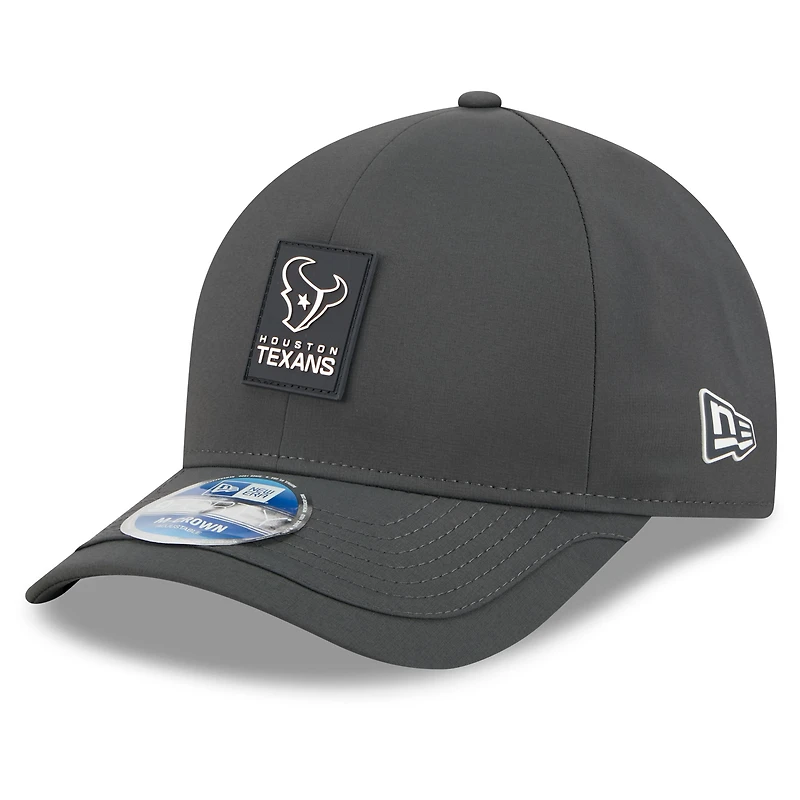 Men's New Era Charcoal Houston Texans 2025 Sideline Cold Weather 9FORTY M-Crown Adjustable Hat