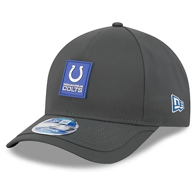 Men's New Era Charcoal Indianapolis Colts 2025 Sideline Cold Weather 9FORTY M-Crown Adjustable Hat