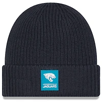 Men's New Era Charcoal Jacksonville Jaguars 2025 Sideline Cold Weather Cuffed Knit Hat