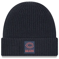 Men's New Era Charcoal Chicago Bears 2025 Sideline Cold Weather Cuffed Knit Hat