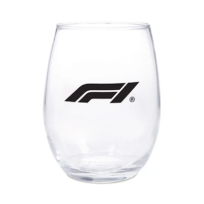 WinCraft Formula 1 12 oz. Stemless Wine Glass