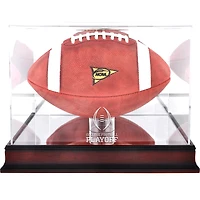 College Football Playoff Mahogany Football Display Case