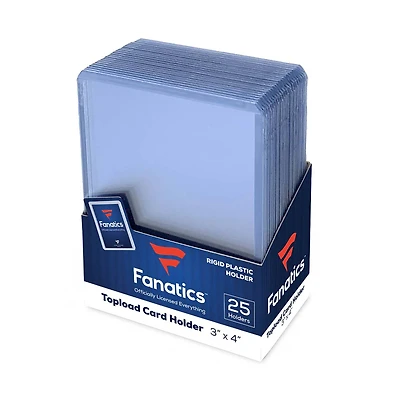 Fanatics 35pt 3" x 4" Top Loader - 40 Box Case - 1000 Top Loaders