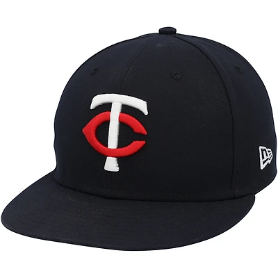 Brooks Lee Minnesota Twins Game-Used Navy New Era Cap from the 2024 MLB Season