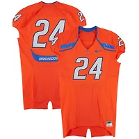 Boise State Broncos Team-Issued #24 Orange Nike Jersey from the 2009-12 NCAA Football Seasons - Size 48+4