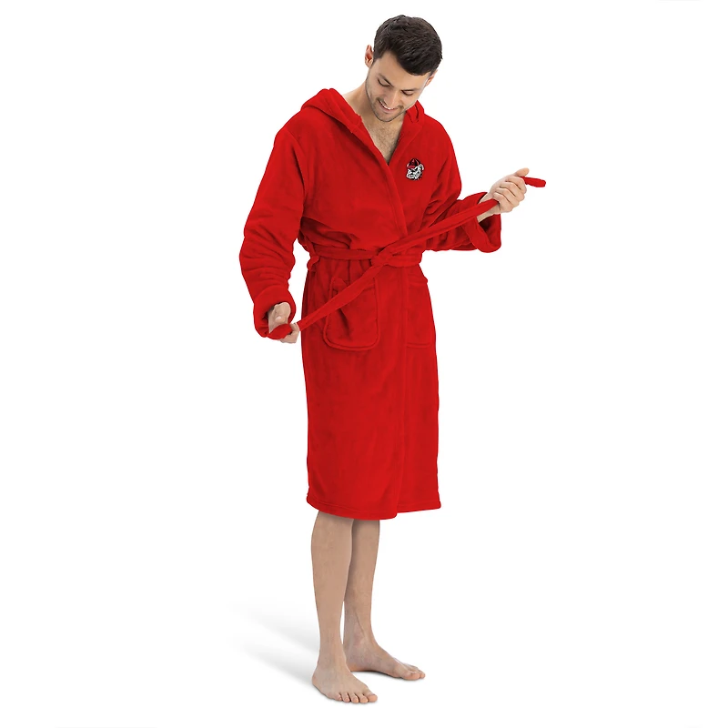 Men's The Northwest Group Red Georgia Bulldogs Hooded Silk-Touch Bath Robe