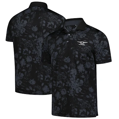 Men's Puma  Black Genesis Invitational Rose MATTR Polo