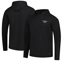 Men's Puma  Black Genesis Invitational You-V Raglan Pullover Hoodie
