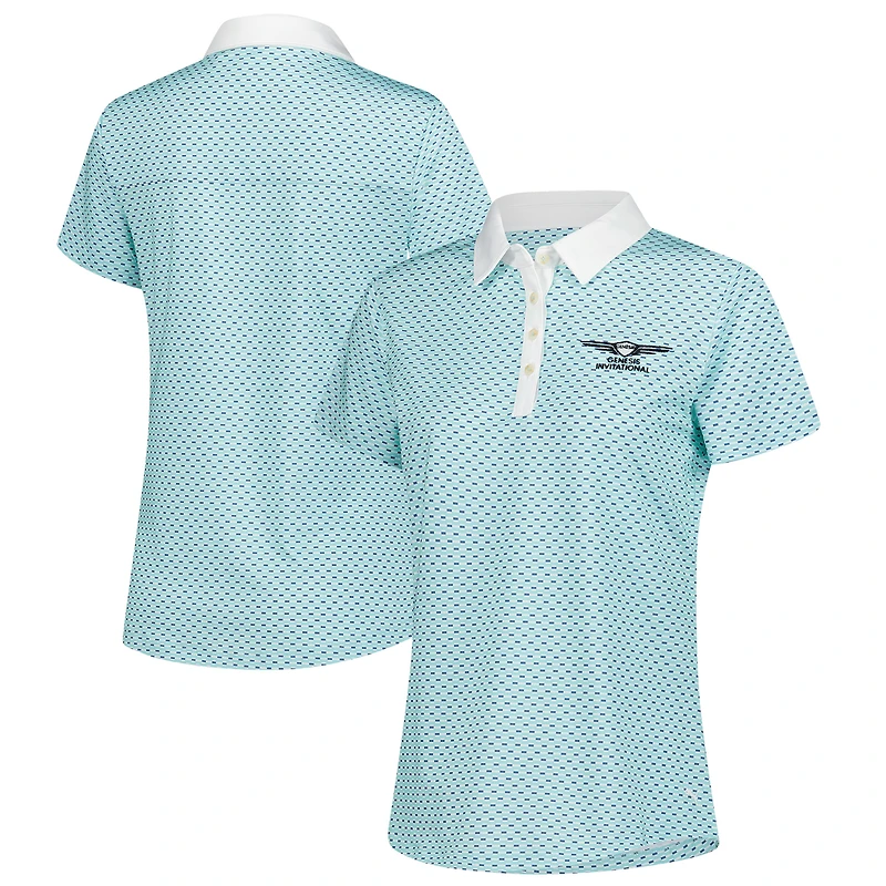 Women's Puma  Light Blue Genesis Invitational Morse MATTR Polo