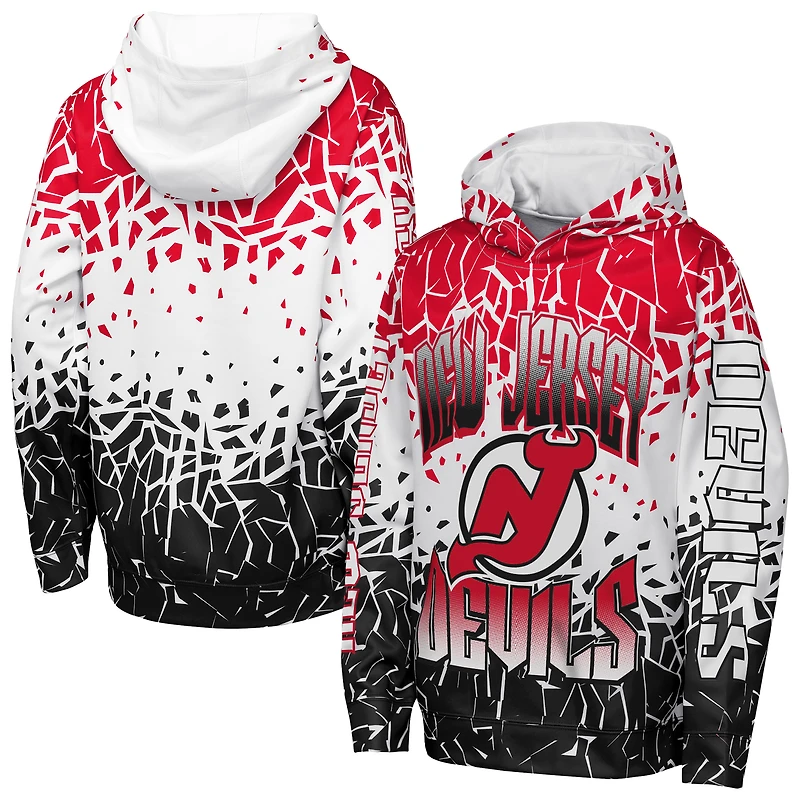 Youth Outerstuff Red New Jersey Devils Frozen Frenzy Hoodie