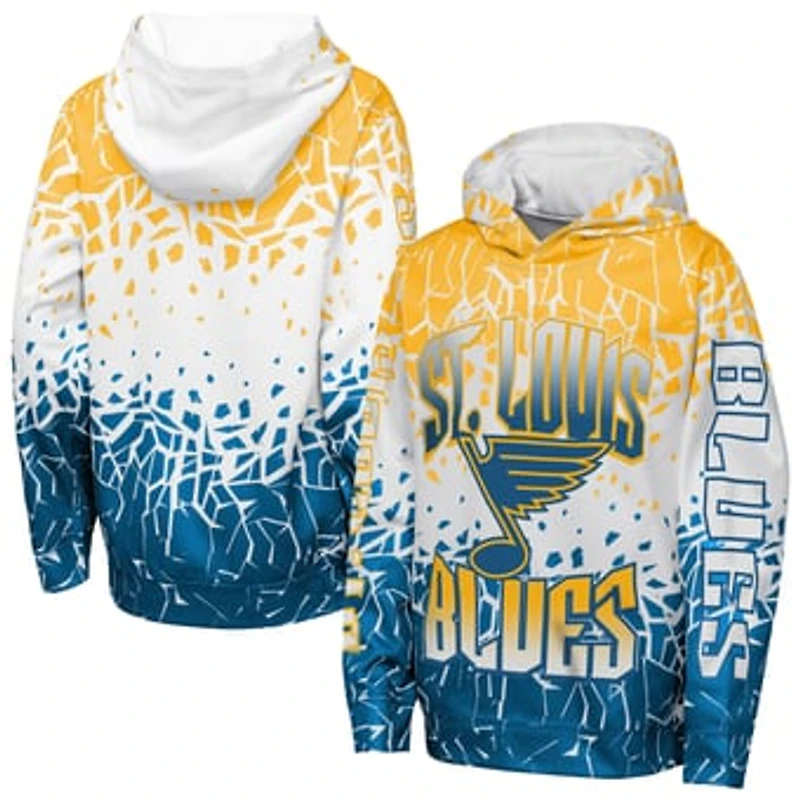 Youth Outerstuff Gold St. Louis Blues Frozen Frenzy Hoodie