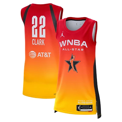 Unisex Jordan Brand Caitlin Clark Orange 2025 WNBA All-Star Game Victory Player Jersey