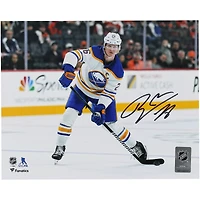 Rasmus Dahlin Buffalo Sabres Autographed 8" x 10" White Jersey Shooting Photograph