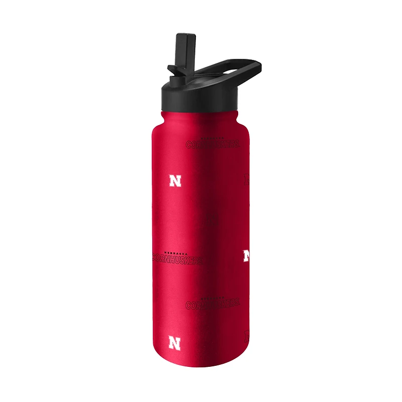 Nebraska Huskers 34oz. Steep and Repeat Quencher Bottle