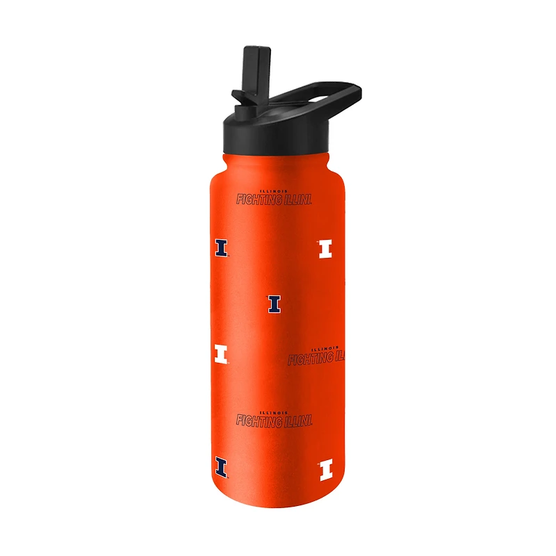 Illinois Fighting Illini 34oz. Steep and Repeat Quencher Bottle