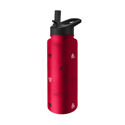 NC State Wolfpack 34oz. Steep and Repeat Quencher Bottle