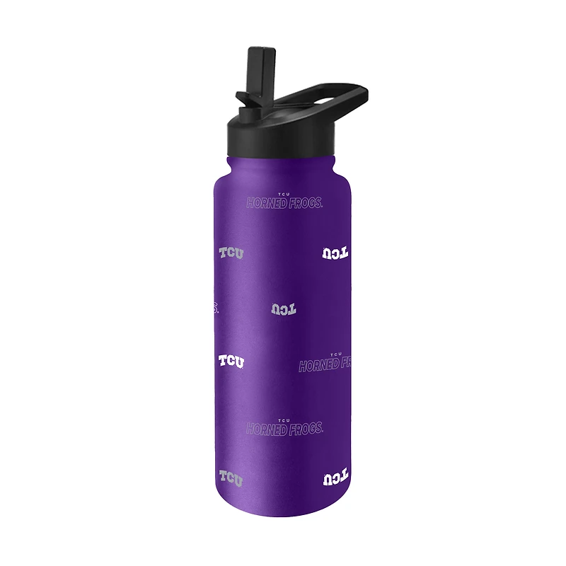 TCU Horned Frogs 34oz. Steep and Repeat Quencher Bottle