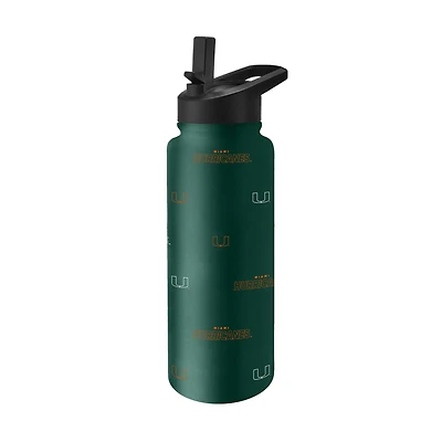 Miami Hurricanes 34oz. Steep and Repeat Quencher Bottle