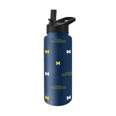 Michigan Wolverines 34oz. Steep and Repeat Quencher Bottle