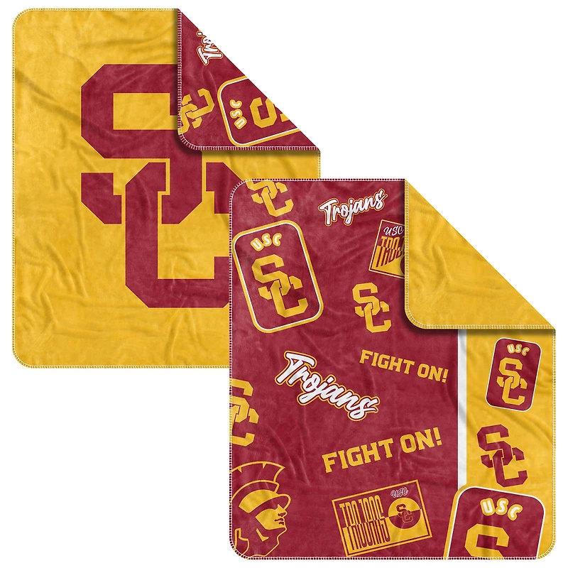 USC Trojans 50” x 60” Dream Weave Throw Blanket