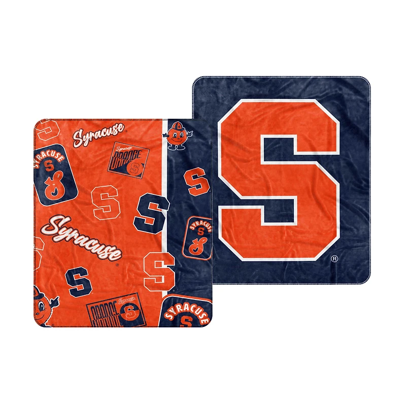 Syracuse Orange 50" x 60" Dream Weave Throw Blanket