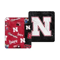 Nebraska Huskers 50” x 60” Dream Weave Throw Blanket