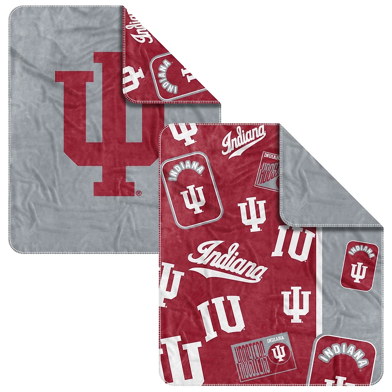 Indiana Hoosiers 50” x 60” Dream Weave Throw Blanket