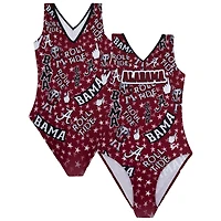 Youth Crimson Alabama Crimson Tide Elite Spirit Leotard