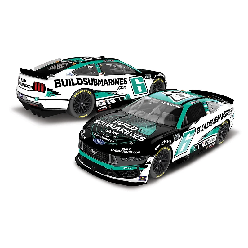 Action Racing Brad Keselowski 2025 #6 Buildsubmarines.com 1:64 Regular Paint Die-Cast Ford Mustang