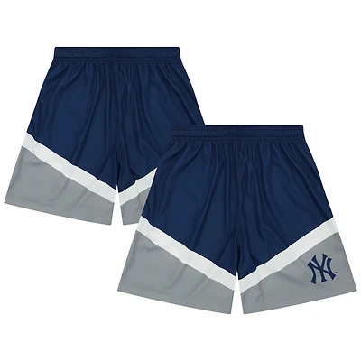 Men's FOCO Blue New York Yankees Colorblocked Shorts