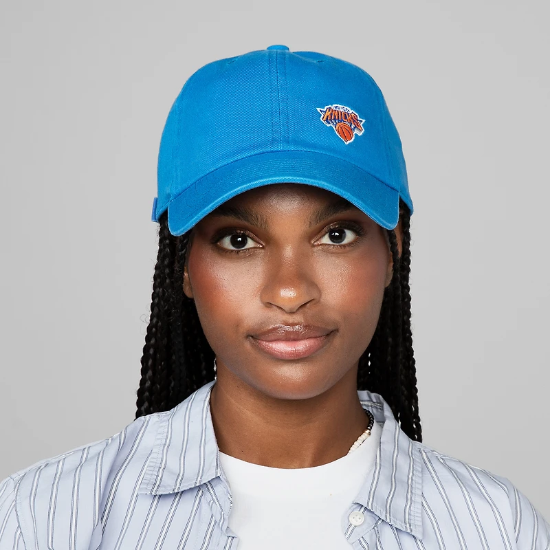 Women's Mitchell & Ness Blue New York Knicks Micro Lefty Adjustable Hat