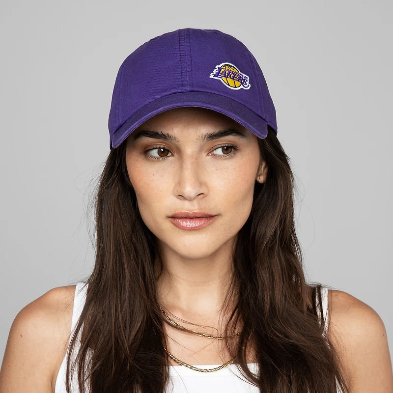 Women's Mitchell & Ness Purple Los Angeles Lakers Micro Lefty Adjustable Hat