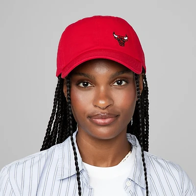 Women's Mitchell & Ness Red Chicago Bulls Micro Lefty Adjustable Hat