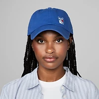 Women's Mitchell & Ness Blue New York Rangers Micro Lefty Adjustable Hat