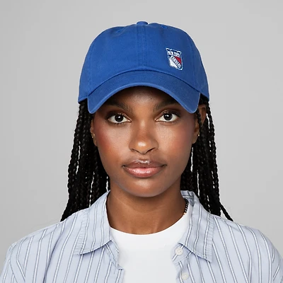 Women's Mitchell & Ness Blue New York Rangers Micro Lefty Adjustable Hat