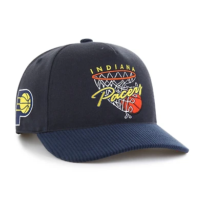 Men's '47  Navy Indiana Pacers Nothing But Net Hitch Adjustable Hat