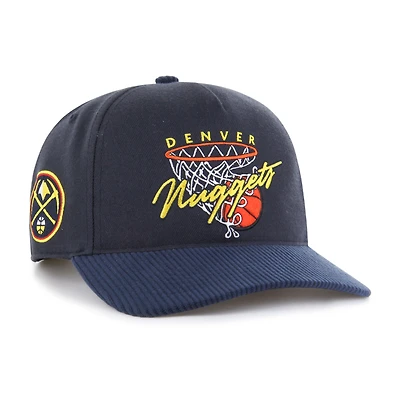 Men's '47  Navy Denver Nuggets Nothing But Net Hitch Adjustable Hat