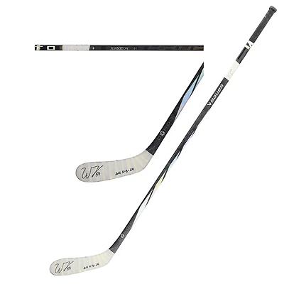 Wyatt Johnston Dallas Stars Autographed Game-Used Black Bauer Stick vs. Edmonton Oilers on April 3, 2024 with "Game Used" Inscription - 30th Goal of Season